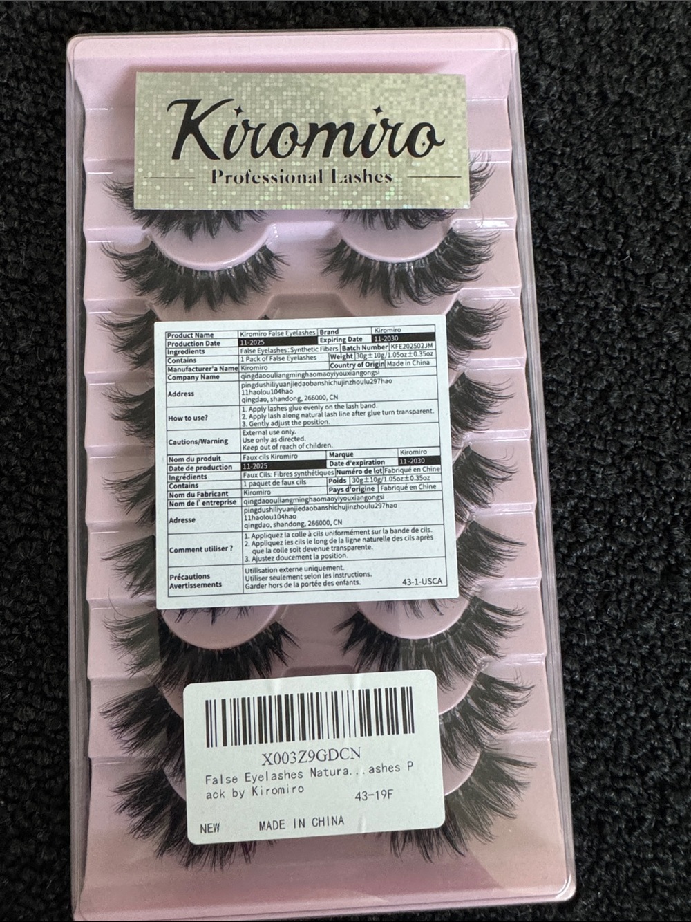KIROMIRO PROFESSIONAL STRIP LASHES